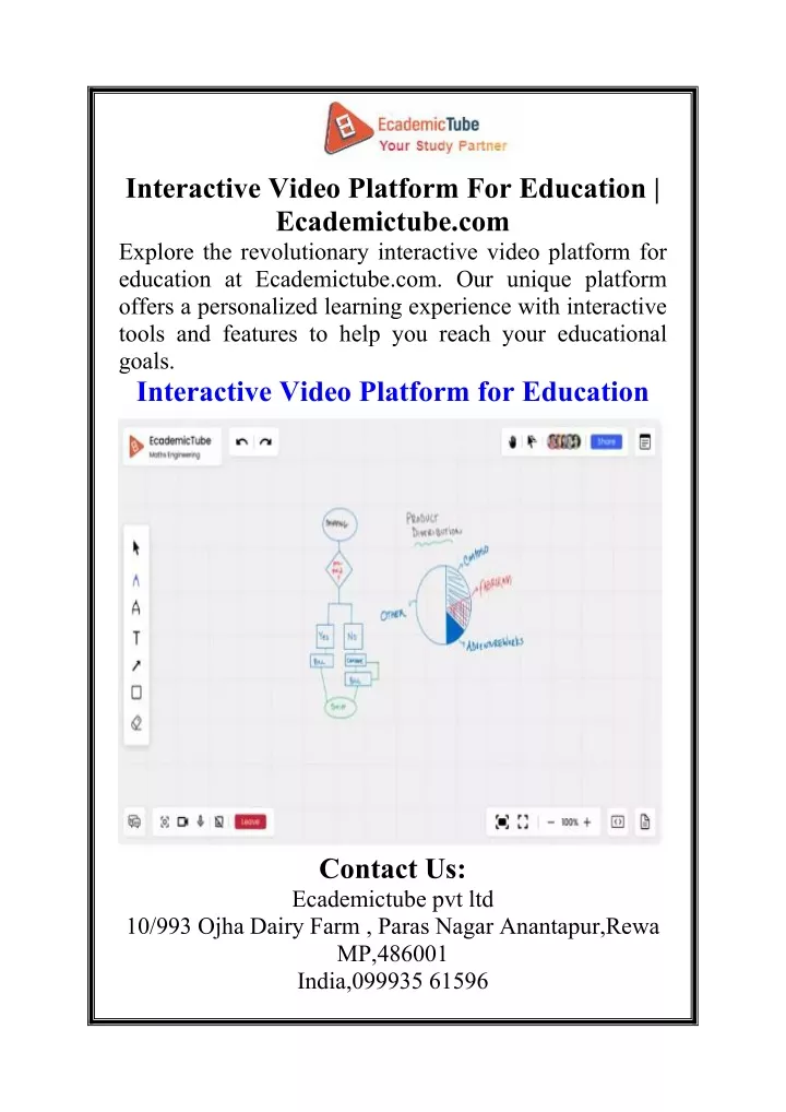interactive video platform for education