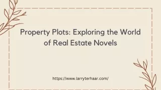 _Property Plots Exploring the World of Real Estate Novels