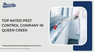 Top Rated Pest Control Company in Queen Creek