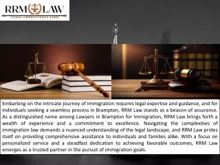 Lawyers in Brampton For Immigration