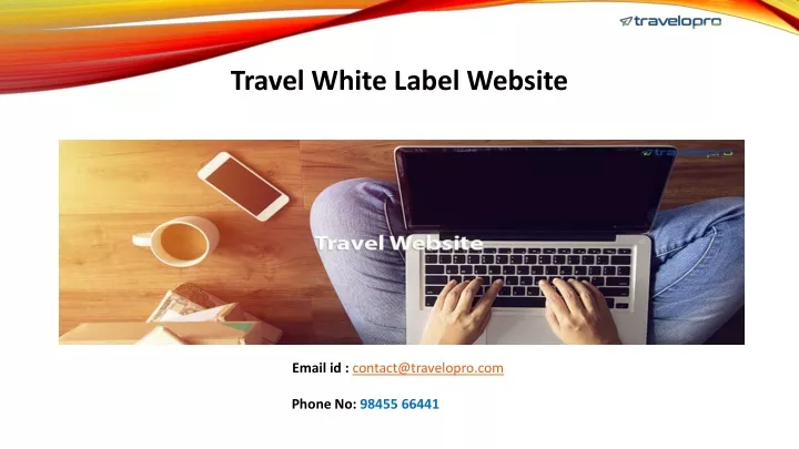 travel white label website