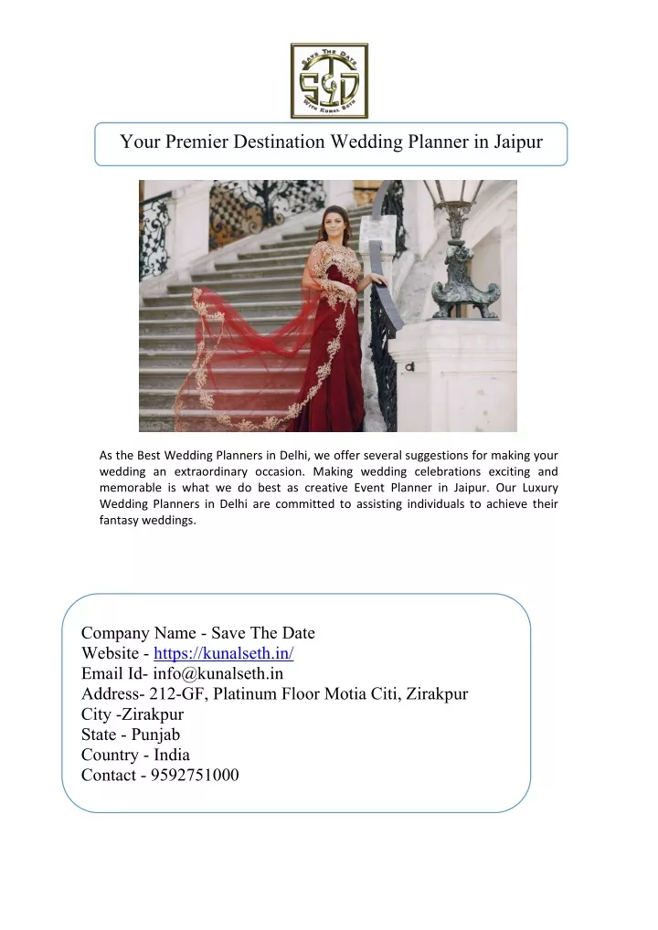 your premier destination wedding planner in jaipur