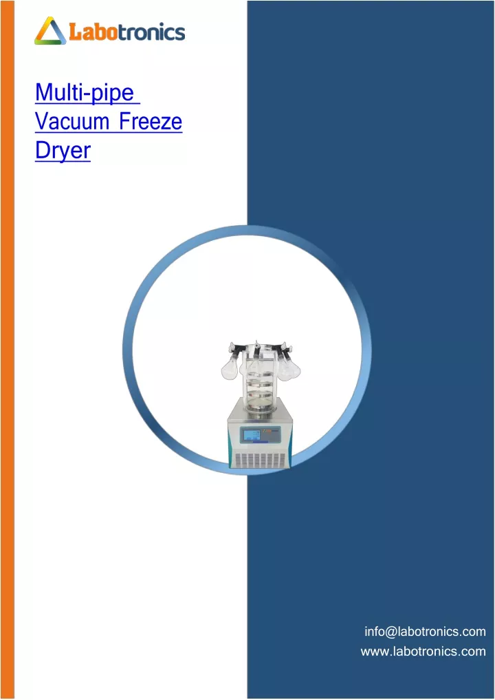 multi pipe vacuum freeze dryer