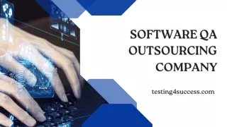 Software QA Outsourcing Company