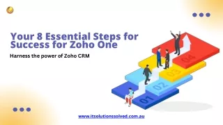Your 8 Essential Steps for Success for Zoho One