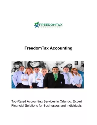 Trusted Financial Guidance: Accounting Services in Orlando