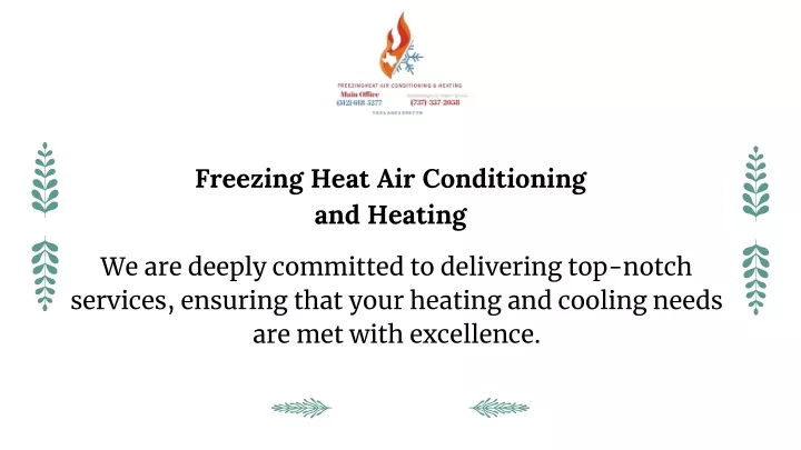 freezing heat air conditioning and heating