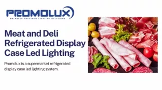 Meat and Deli Refrigerated Display Case Led Lighting