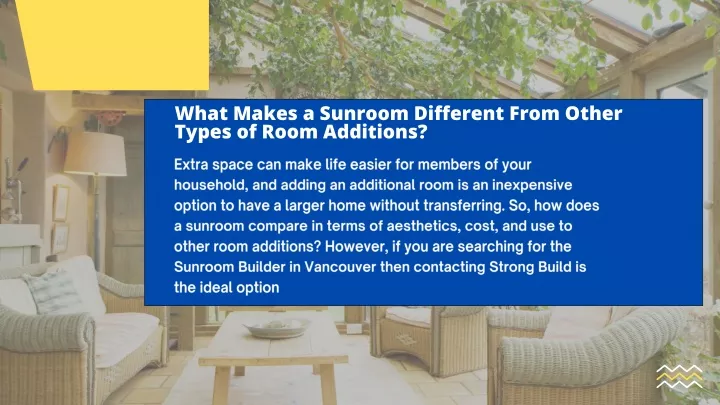 what makes a sunroom different from other types