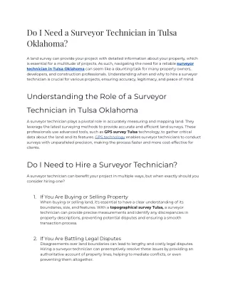 Do I Need A Surveyor Technician in Tulsa Oklahoma (3)