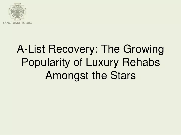 a list recovery the growing popularity of luxury