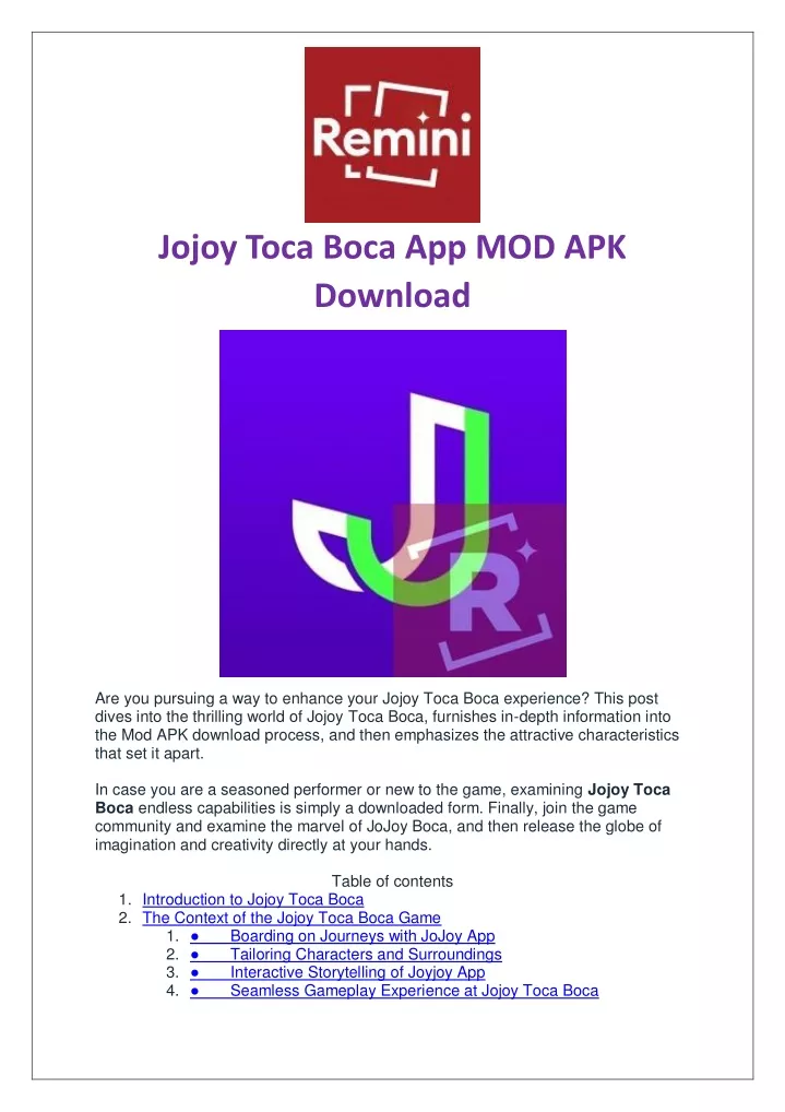 jojoy toca boca app mod apk download
