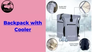 backpack with cooler From Mallo Racks