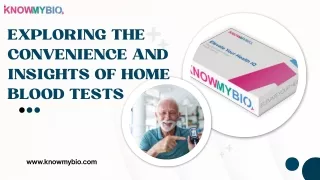 Exploring the Convenience and Insights of Home Blood Tests