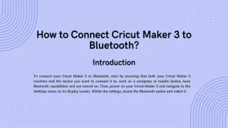 how to connect cricut maker 3 to bluetooth