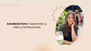 "Explorando el Alma: Ana María Forno"