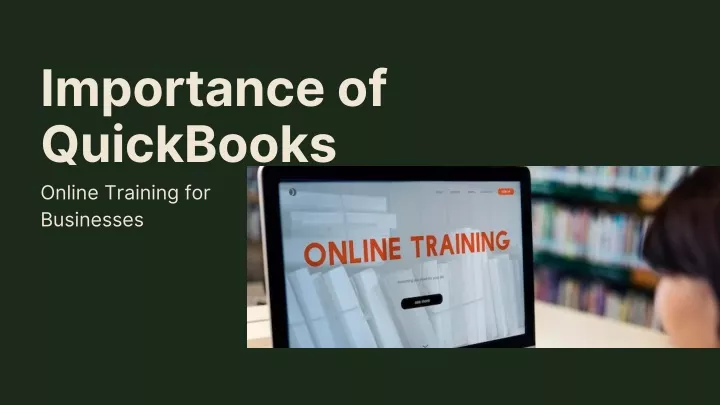 importance of quickbooks online training