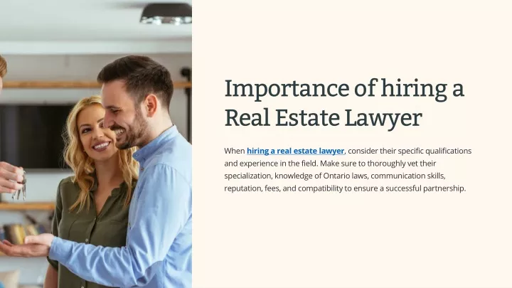 importance of hiring a real estate lawyer