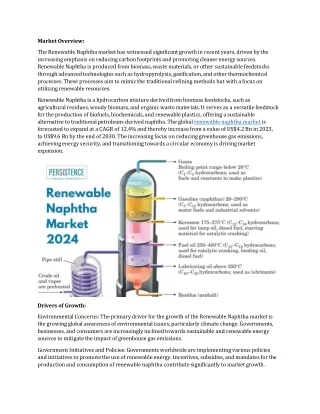 market overview the renewable naphtha market