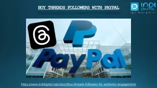 BUY THREADS FOLLOWERS WITH PAYPAL