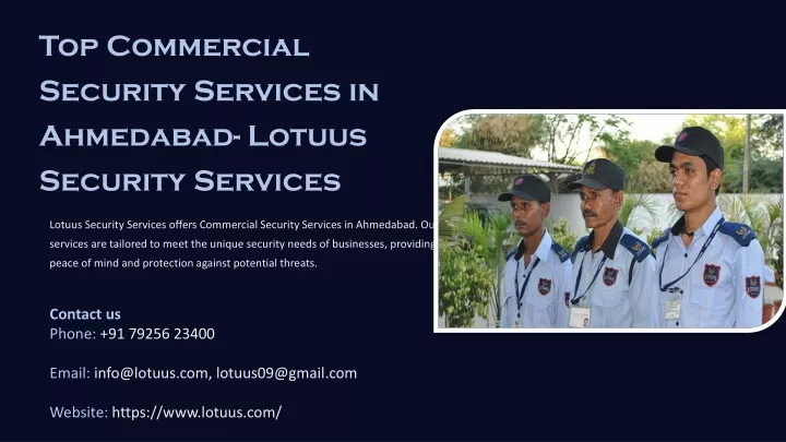 top commercial security services in ahmedabad
