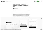 Solar Car Shade & Parking Solutions: Carparks, Chargers & More - slide 1