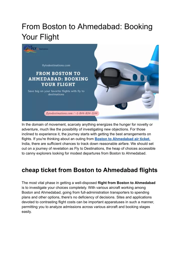 from boston to ahmedabad booking your flight