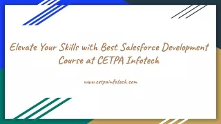 Salesforce Development Course