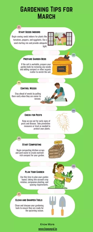 Gardening Tips for March