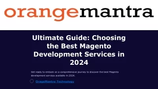 Ultimate Guide Choosing the Best Magento Development Services in 2024
