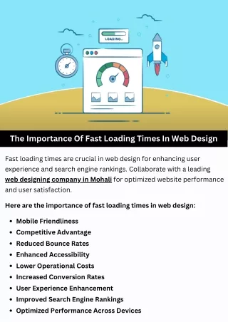 The Importance Of Fast Loading Times In Web Design