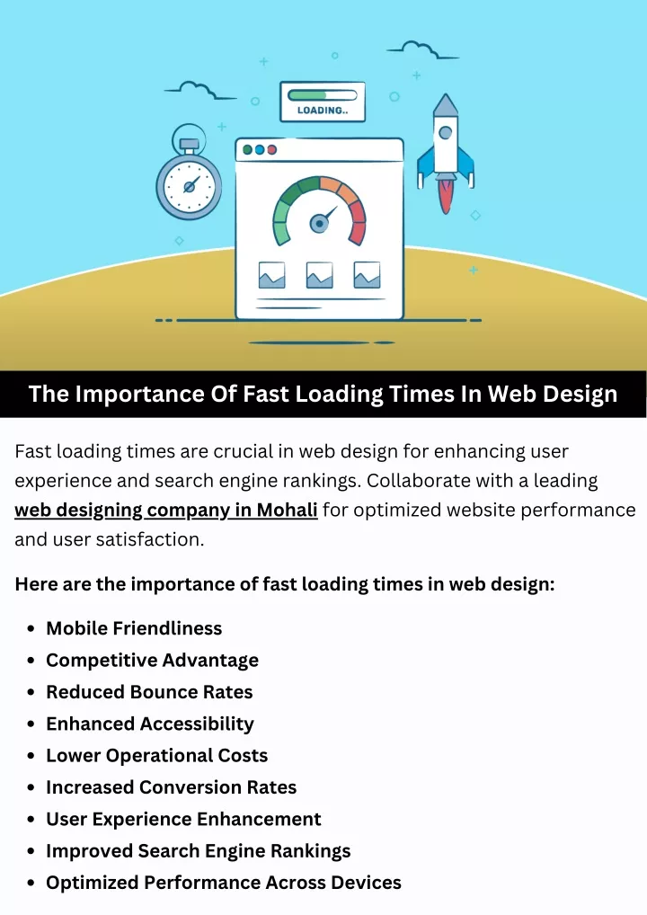 the importance of fast loading times in web design