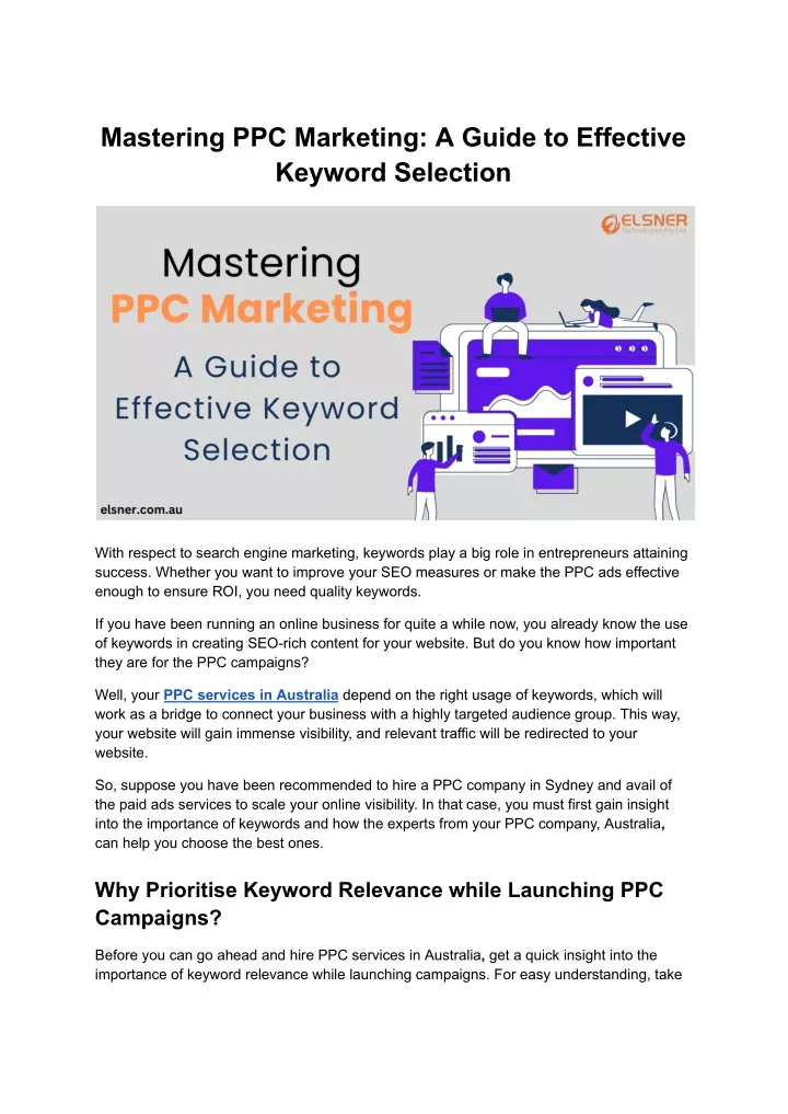 mastering ppc marketing a guide to effective