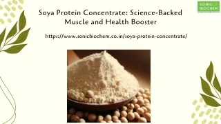 Soya Protein Concentrate - Science-Backed Muscle and Health Booster