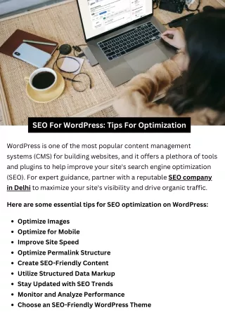 SEO For WordPress: Tips For Optimization
