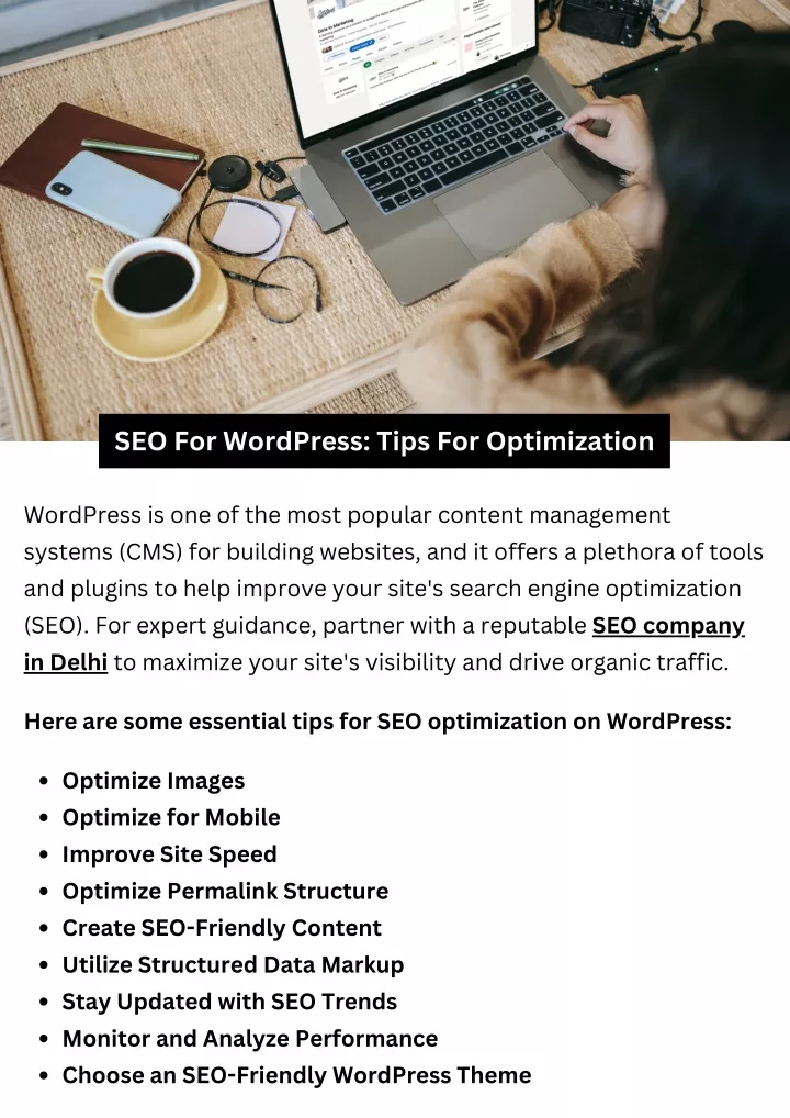 seo for wordpress tips for optimization