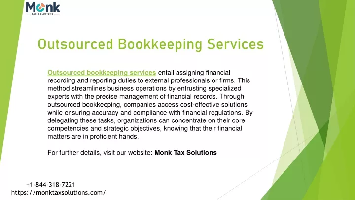 outsourced bookkeeping services