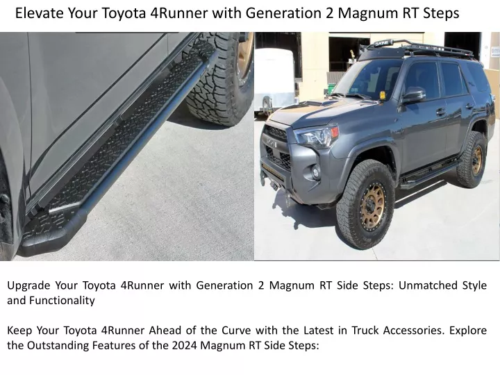 elevate your toyota 4runner with generation