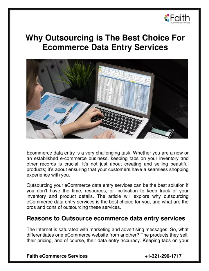 why outsourcing is the best choice for ecommerce