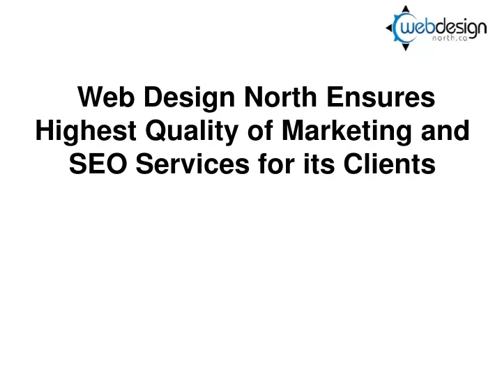 web design north ensures highest quality