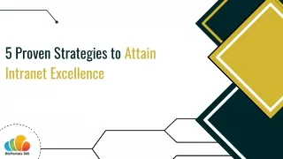 5 Proven Strategies to Attain Intranet Excellence