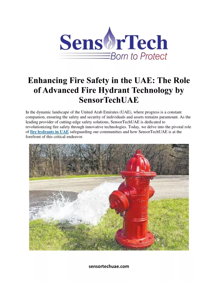enhancing fire safety in the uae the role