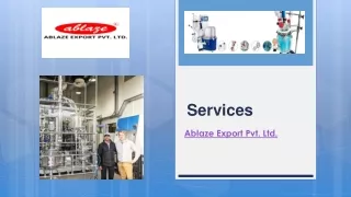 Ablaze Export Pvt. Ltd. Services