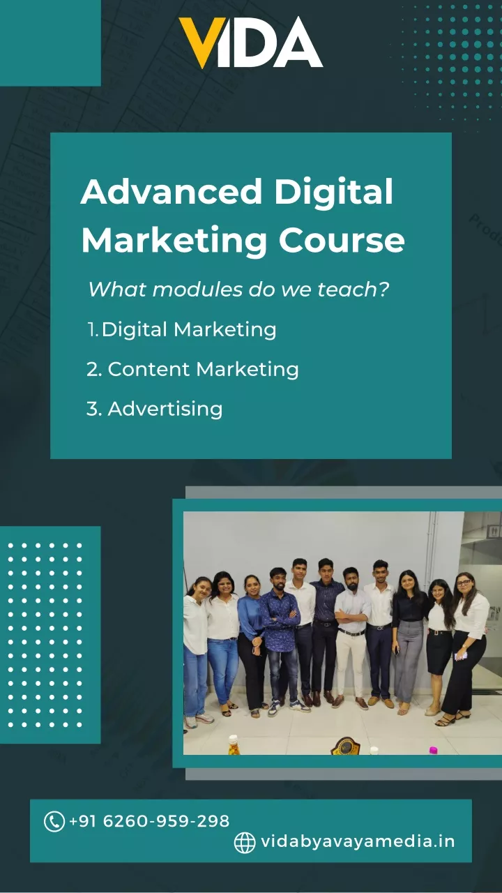 advanced digital marketing course