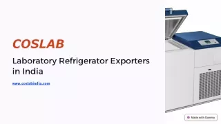 Best Laboratory Refrigerator Exporters in India