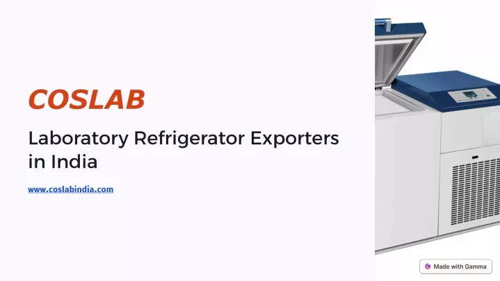 laboratory refrigerator exporters in india