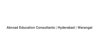 Abroad Education Consultants
