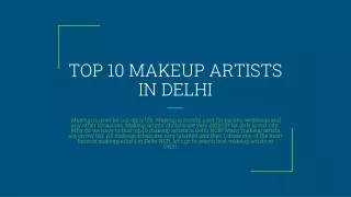 top 10 makeup artists in delhi