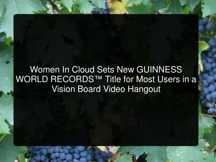 women in cloud sets new guinness world records