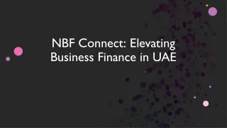 NBF SME Account